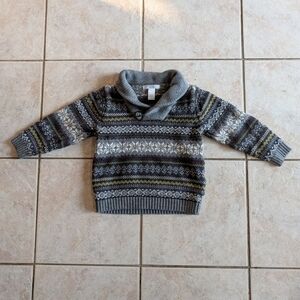 Janie and Jack Gray Wool Blend Sweater